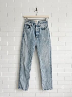 Citizens of Humanity Sabine High Rise Straight Leg Jeans Size 25 Light Wash